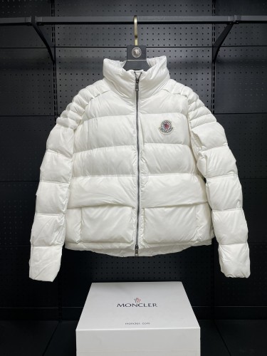 Moncler x Christopher Raxxy Couple Fashion 3D Quilted Zipper Down Jacket
