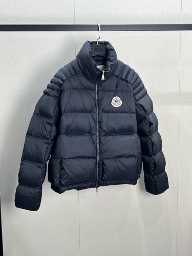 Moncler x Christopher Raxxy New Fashion Couple Stand Up Collar Short Down Jacket