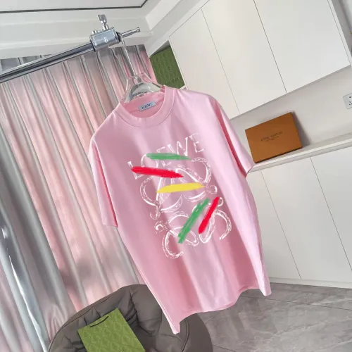 Loewe New Fashion Logo Printed Casual Short Sleeve Couple Loose and Versatile T-shirt