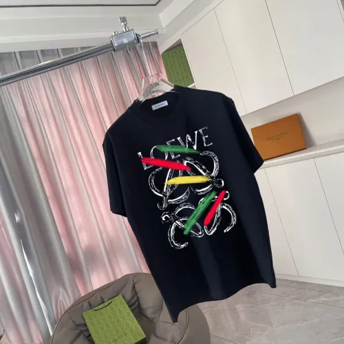 Loewe New Fashion Logo Printed Casual Short Sleeve Couple Loose and Versatile T-shirt