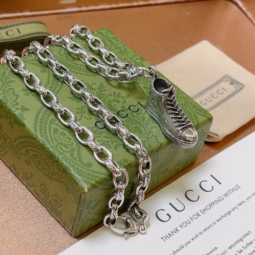 Gucci New Classic Double G Pendant Vintage Necklace 60CM