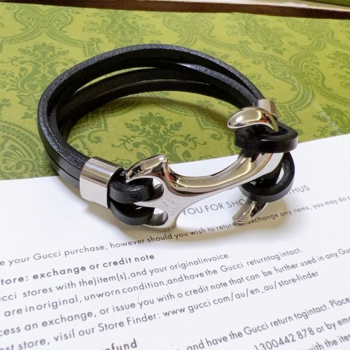 Gucci New High Street Leather Hand Rope Bracelet