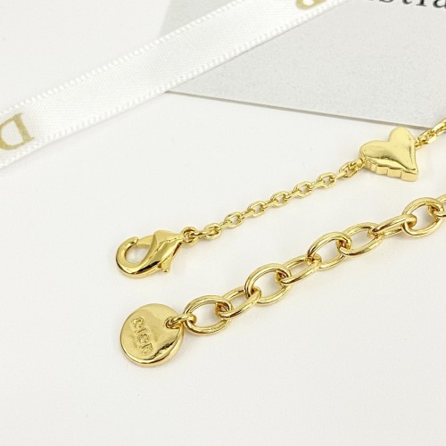 Dior New Fashion Red Enamel Graffiti Love Bracelet