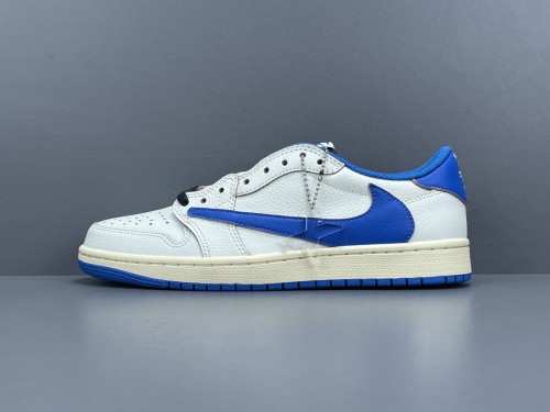 Travis Scott x Jordan Air Jordan 1 Low OG Unisex Casual Board Shoes Sneakers