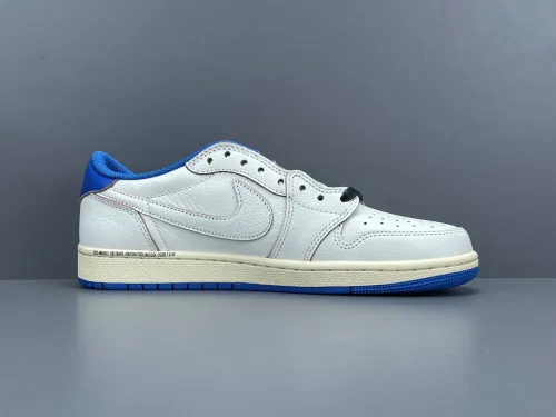 Travis Scott x Jordan Air Jordan 1 Low OG Unisex Casual Board Shoes Sneakers