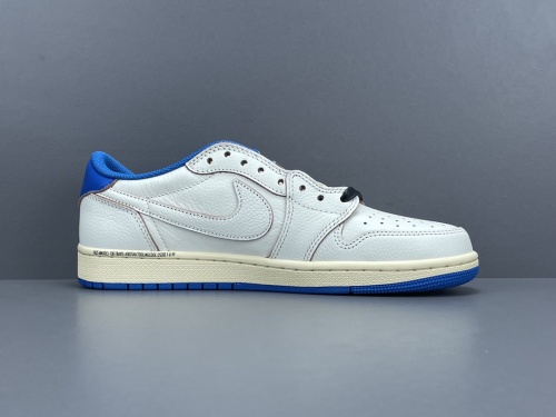 Travis Scott x Jordan Air Jordan 1 Low OG Unisex Casual Board Shoes Sneakers