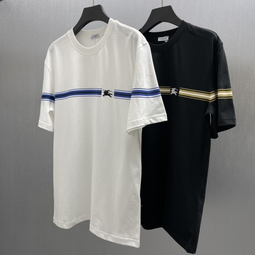 Burberry New Classic Embroidered War Horse Round Neck T-shirt