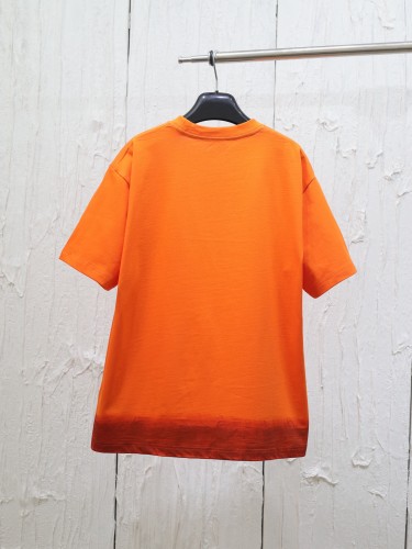 Dior New Fashion Zodiac Snake Short Sleeve Couple Casual Loose T-shirt