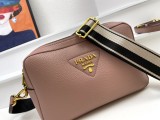 Prada New Fashion Lychee patterned Leather Shoulder Strap Camera Bag Size: 22 x 14 x 8CM