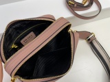 Prada New Fashion Lychee patterned Leather Shoulder Strap Camera Bag Size: 22 x 14 x 8CM