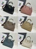Prada New Fashion Retro Lychee Pattern Leather Handbag Size: 30 x 20 x 15.5CM