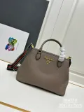 Prada New Fashion Retro Lychee Pattern Leather Handbag Size: 30 x 20 x 15.5CM