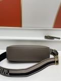 Prada New Fashion Elegant Lychee Pattern Leather Shoulder Strap Crossbody Bag Size: 25 x 18 x 8CM