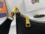 Prada New Fashion Elegant Lychee Pattern Leather Shoulder Strap Crossbody Bag Size: 25 x 18 x 8CM