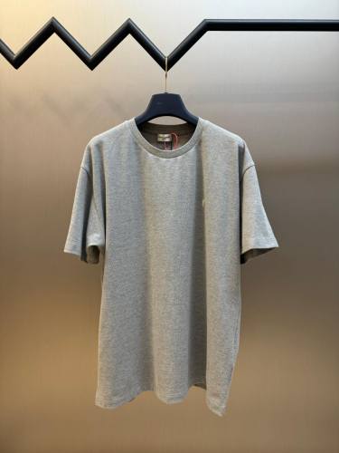 Yves Saint Laurent New Classic Embroidered Logo Round Neck Short Sleeve Couple's Casual Loose T-shirt