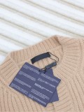 Prada New Autumn/Winter Coarse Needle Wool Cardigan Sweater