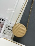 Yves Saint Laurent New Fashion Cute Small Round Bag Size: 17 x 17 x 5.5CM