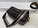 Prada New Fashion Lychee patterned Leather Shoulder Strap Camera Bag Size: 22 x 14 x 8CM