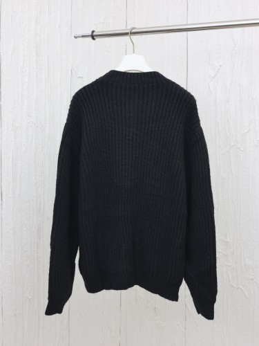 Prada New Autumn/Winter Coarse Needle Wool Cardigan Sweater