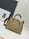 Prada New Fashion Retro Lychee Pattern Leather Handbag Size: 30 x 20 x 15.5CM