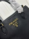 Prada New Fashion Retro Lychee Pattern Leather Handbag Size: 30 x 20 x 15.5CM