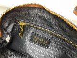 Prada New Fashion Lychee patterned Leather Shoulder Strap Camera Bag Size: 22 x 14 x 8CM