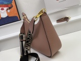 Prada New Fashion Elegant Lychee Pattern Leather Shoulder Strap Crossbody Bag Size: 25 x 18 x 8CM