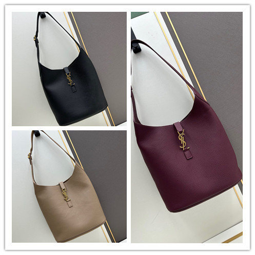 Yves Saint Laurent New Fashion Large Capacity HOBO Bucket Underarm Bag Size: 28 x 27 x 13CM