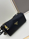 Prada New Fashion Versatile Padlock Handbag Shoulder Bag Size: 26 x 13 x 11CM