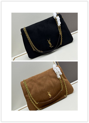 Yves Saint Laurent New Classic Retro Suede Handbag Size: 41 x 24 x 9CM