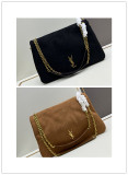 Yves Saint Laurent New Classic Retro Suede Handbag Size: 41 x 24 x 9CM