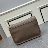 Yves Saint Laurent New Retro Sheepskin Flip Chain Crossbody Bag Underarm Bag Size: 28 × 20.5 × 8.5CM