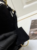 Prada New Fashion Suede Bucket Bag Size: 17 x 18.5 x 10.5 CM