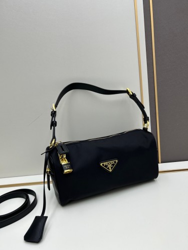 Prada New Fashion Versatile Padlock Handbag Shoulder Bag Size: 26 x 13 x 11CM