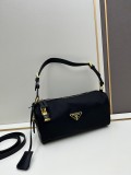 Prada New Fashion Versatile Padlock Handbag Shoulder Bag Size: 26 x 13 x 11CM