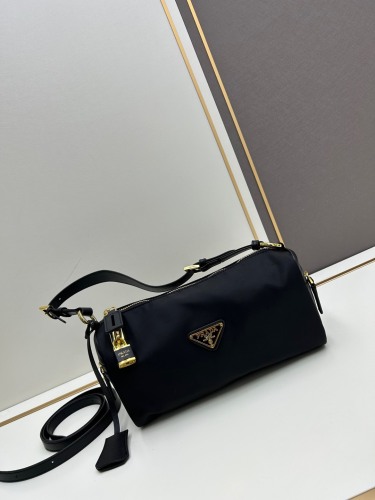 Prada New Fashion Versatile Padlock Handbag Shoulder Bag Size: 26 x 13 x 11CM