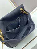 Yves Saint Laurent New Classic Retro Suede Handbag Size: 41 x 24 x 9CM