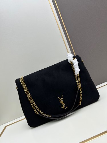 Yves Saint Laurent New Classic Retro Suede Handbag Size: 41 x 24 x 9CM