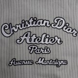 Dior New Classic Vertical Embroidered Baseball Jacket