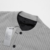 Dior New Classic Vertical Embroidered Baseball Jacket