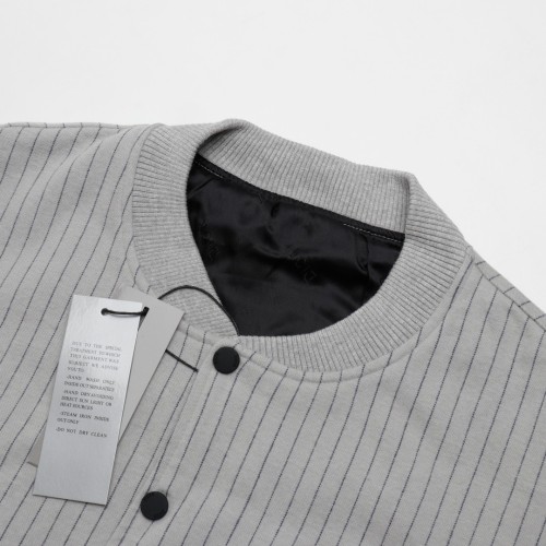 Dior New Classic Vertical Embroidered Baseball Jacket