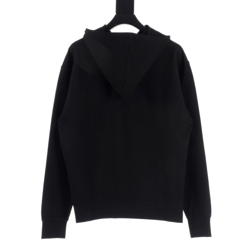 Prada Fashion Triangle Logo Nylon Pocket Hoodie Casual Sweatshirt