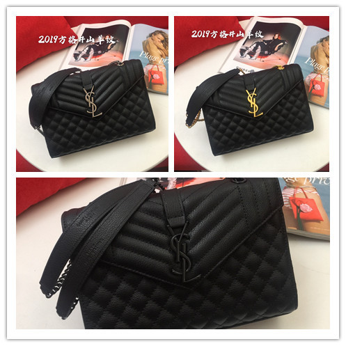 Yves Saint Laurent New Fashion Chain Crossbody Bag Handbag Size: 24×17.5x6 CM