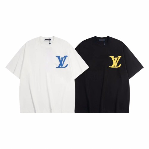 Louis Vuitton Couple New Classic Foam Logo Casual Short Sleeve