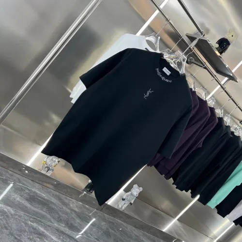 Yves Saint Laurent 2025s New Fashion Printed Round Neck Short Sleeve T-shirt