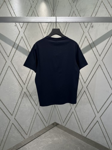 Loewe New Fashion Serpentine Printed Casual Short Sleeve Couple Versatile T-shirt