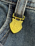 Burberry New Embroidered B Wash Water Slimming Jeans