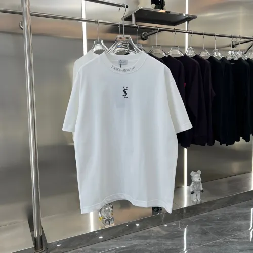 Yves Saint Laurent 2025s New Fashion Printed Round Neck Short Sleeve T-shirt
