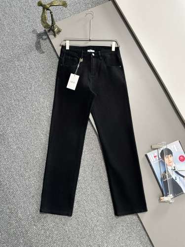Dior New Four Seasons Classic Simple Slim Fit Jeans Pants
