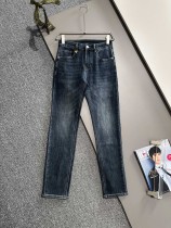 Versace New Four Seasons Logo Printed Wash Water Slimming Jeans